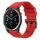 Per Garmin Quatix 7 Pro cinturino per orologio a sgancio rapido in silicone con fibbia nera tinta unita (rosso) Per Garmin Quatix 7 Pro cinturino per orologio a sgancio rapido in silicone con fibbia nera tinta unita (rosso)