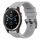 Per Garmin Quatix 7 Pro cinturino per orologio a sgancio rapido in silicone con fibbia nera tinta unita (grigio) Per Garmin Quatix 7 Pro cinturino per orologio a sgancio rapido in silicone con fibbia nera tinta unita (grigio)