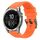 Per Garmin Fenix 7 Pro cinturino per orologio a sgancio rapido in silicone con fibbia nera tinta unita (arancione) Per Garmin Fenix 7 Pro cinturino per orologio a sgancio rapido in silicone con fibbia nera tinta unita (arancione)