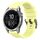 Per Garmin Fenix 7 Pro cinturino per orologio a sgancio rapido in silicone con fibbia nera tinta unita (giallo)