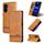 Custodia per telefono in pelle magnetica con texture di vitello AZNS per vivo Y100i 5G (marrone chiaro) Custodia per telefono in pelle magnetica con texture di vitello AZNS per vivo Y100i 5G (marrone chiaro)