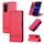 Custodia per telefono in pelle magnetica con texture di vitello AZNS per vivo Y100i 5G (rossa) Custodia per telefono in pelle magnetica con texture di vitello AZNS per vivo Y100i 5G (rossa)