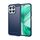 Custodia per telefono TPU in fibra di carbonio con texture spazzolata per Honor X8b (blu) Custodia per telefono TPU in fibra di carbonio con texture spazzolata per Honor X8b (blu)