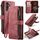 Per Samsung Galaxy S24+ 5G CaseMe C30 Slot per schede multifunzionali Custodia in pelle per telefono con cerniera(Rosso) Per Samsung Galaxy S24+ 5G CaseMe C30 Slot per schede multifunzionali Custodia in pelle per telefono con cerniera(Rosso)