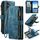Per Samsung Galaxy S24+ 5G CaseMe C30 Slot per schede multifunzionali Custodia in pelle per telefono con cerniera (Blu) Per Samsung Galaxy S24+ 5G CaseMe C30 Slot per schede multifunzionali Custodia in pelle per telefono con cerniera (Blu)
