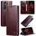 Per Samsung Galaxy S24+ 5G CaseMe-003 PU + PC Custodia in pelle stile business Crazy Horse Texture (rosso gelso) Per Samsung Galaxy S24+ 5G CaseMe-003 PU + PC Custodia in pelle stile business Crazy Horse Texture (rosso gelso)