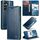 Per Samsung Galaxy S24+ 5G CaseMe-003 PU + PC Custodia in pelle stile business Crazy Horse Texture (blu verde) Per Samsung Galaxy S24+ 5G CaseMe-003 PU + PC Custodia in pelle stile business Crazy Horse Texture (blu verde)