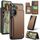 Per Samsung Galaxy S24+ 5G CaseMe C22 PC+TPU Custodia antifurto in pelle stile business RFID (marrone) Per Samsung Galaxy S24+ 5G CaseMe C22 PC+TPU Custodia antifurto in pelle stile business RFID (marrone)