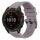 Per Garmin Fenix 7 Solar / Sapphire Solar tinta unita cinturino in silicone con fibbia nera a sgancio rapido (viola)
