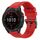 Per Garmin Fenix 7 Solar / Sapphire Solar Colore solido Nero Fibbia Cinturino per orologio a sgancio rapido in silicone(Rosso)