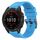 Per Garmin Fenix 7 Solar / Sapphire Solar tinta unita cinturino in silicone con fibbia nera a sgancio rapido (blu cielo)