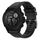Per Garmin Descent G1 / G1 Solar tinta unita cinturino nero con fibbia in silicone a sgancio rapido (nero)