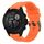 Per Garmin Descent G1 / G1 Solar tinta unita cinturino in silicone con fibbia nera a sgancio rapido (arancione) Per Garmin Descent G1 / G1 Solar tinta unita cinturino in silicone con fibbia nera a sgancio rapido (arancione)