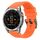Per Garmin Epix Gen2 / Epix Pro Gen2 47mm cinturino per orologio a sgancio rapido in silicone con fibbia nera tinta unita (arancione) Per Garmin Epix Gen2 / Epix Pro Gen2 47mm cinturino per orologio a sgancio rapido in silicone con fibbia nera tinta unita (arancione)