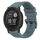 Per cinturino per orologio Garmin Instinct 2 / Instinct tinta unita nero con fibbia in silicone a sgancio rapido (Rock Blue) Per cinturino per orologio Garmin Instinct 2 / Instinct tinta unita nero con fibbia in silicone a sgancio rapido (Rock Blue)
