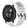 Per cinturino per orologio Garmin Instinct 2 / Instinct tinta unita nero con fibbia in silicone a sgancio rapido (bianco) Per cinturino per orologio Garmin Instinct 2 / Instinct tinta unita nero con fibbia in silicone a sgancio rapido (bianco)