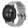 Per cinturino per orologio Garmin Instinct 2 / Instinct tinta unita nero con fibbia in silicone a sgancio rapido (grigio) Per cinturino per orologio Garmin Instinct 2 / Instinct tinta unita nero con fibbia in silicone a sgancio rapido (grigio)