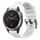 Per Garmin Fenix 6 GPS cinturino per orologio a sgancio rapido in silicone con fibbia nera tinta unita (bianco) Per Garmin Fenix 6 GPS cinturino per orologio a sgancio rapido in silicone con fibbia nera tinta unita (bianco)