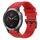 Per cinturino per orologio Garmin Fenix 6 GPS tinta unita nero con fibbia in silicone a sgancio rapido (rosso) Per cinturino per orologio Garmin Fenix 6 GPS tinta unita nero con fibbia in silicone a sgancio rapido (rosso)