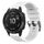 Per Garmin Fenix 6 Pro GPS cinturino in silicone a sgancio rapido con fibbia nera in tinta unita (bianco) Per Garmin Fenix 6 Pro GPS cinturino in silicone a sgancio rapido con fibbia nera in tinta unita (bianco)