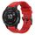 Per Garmin Fenix 6 Pro GPS cinturino in silicone a sgancio rapido con fibbia nera in tinta unita (rosso)