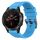 Per Garmin Fenix 5 / Fenix 5 Plus cinturino per orologio a sgancio rapido in silicone con fibbia nera tinta unita (blu cielo)