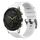 Per Garmin MARQ cinturino per orologio a sgancio rapido in silicone con fibbia nera tinta unita (bianco) Per Garmin MARQ cinturino per orologio a sgancio rapido in silicone con fibbia nera tinta unita (bianco)
