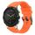 Per Garmin MARQ cinturino per orologio a sgancio rapido in silicone con fibbia nera tinta unita (arancione) Per Garmin MARQ cinturino per orologio a sgancio rapido in silicone con fibbia nera tinta unita (arancione)