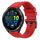 Per Garmin Forerunner 965/955/945/935 cinturino per orologio a sgancio rapido in silicone con fibbia nera tinta unita (rosso)