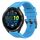 Per Garmin Forerunner 965/955/945/935 cinturino per orologio a sgancio rapido in silicone con fibbia nera in tinta unita (blu cielo)