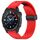Per cinturino in silicone con fibbia pieghevole magnetica per Garmin Descent MK3i 43mm 20mm (rosso) Per cinturino in silicone con fibbia pieghevole magnetica per Garmin Descent MK3i 43mm 20mm (rosso)