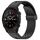 Per Garmin Descent MK3i / MK3 51mm 26mm Fori Cinturino in silicone con fibbia pieghevole magnetica (Nero)