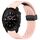Per Garmin Descent MK3i / MK3 51 mm 26 mm fori cinturino orologio in silicone con fibbia pieghevole magnetica (rosa) Per Garmin Descent MK3i / MK3 51 mm 26 mm fori cinturino orologio in silicone con fibbia pieghevole magnetica (rosa)
