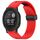 Per cinturino in silicone con fibbia pieghevole magnetica con fori da 22 mm Garmin Instinct 2 / Instinct (rosso) Per cinturino in silicone con fibbia pieghevole magnetica con fori da 22 mm Garmin Instinct 2 / Instinct (rosso)