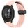 Per cinturino in silicone con fibbia pieghevole magnetica con fori da 22 mm Garmin Instinct 2 / Instinct (rosa)
