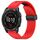 Per cinturino in silicone con fibbia pieghevole magnetica per Garmin Epix Pro 47mm 22mm (rosso)
