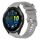 Per cinturino in silicone tinta unita Garmin Forerunner 965 da 22 mm (grigio chiaro) Per cinturino in silicone tinta unita Garmin Forerunner 965 da 22 mm (grigio chiaro)