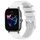 Per Amazfit GTS 3 cinturino in silicone liscio tinta unita da 20 mm (bianco) Per Amazfit GTS 3 cinturino in silicone liscio tinta unita da 20 mm (bianco)