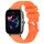 Per Amazfit GTS 3 cinturino in silicone liscio tinta unita da 20 mm (arancione) Per Amazfit GTS 3 cinturino in silicone liscio tinta unita da 20 mm (arancione)