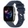 Per cinturino in silicone liscio tinta unita Amazfit GTS 3 da 20 mm (blu notte)