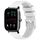 Per Amazfit GTS 2 Mini cinturino in silicone liscio tinta unita da 20 mm (bianco)
