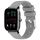 Per Amazfit GTS 2 Mini cinturino in silicone liscio tinta unita da 20 mm (grigio)