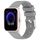 Per cinturino in silicone liscio tinta unita Amazfit Pop Pro da 20 mm (grigio) Per cinturino in silicone liscio tinta unita Amazfit Pop Pro da 20 mm (grigio)