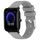 Per cinturino in silicone liscio tinta unita Amazfit Pop da 20 mm (grigio) Per cinturino in silicone liscio tinta unita Amazfit Pop da 20 mm (grigio)