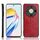 Custodia per telefono con cover posteriore cucita con motivo mucca per Honor X9b 5G / Magic6 Lite (rosso) Custodia per telefono con cover posteriore cucita con motivo mucca per Honor X9b 5G / Magic6 Lite (rosso)
