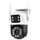 La doppia fotocamera WiFi QX101 da 6 MP supporta l'interfono vocale bidirezionale e la visione notturna a infrarossi (spina UK)
