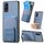 Per vivo Y72 5G Custodia per telefono con supporto pieghevole in fibra di carbonio (blu) Per vivo Y72 5G Custodia per telefono con supporto pieghevole in fibra di carbonio (blu)