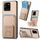Per vivo V25 Pro Custodia per telefono con supporto pieghevole in fibra di carbonio (cachi) Per vivo V25 Pro Custodia per telefono con supporto pieghevole in fibra di carbonio (cachi)
