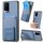 Per vivo X60 Custodia per telefono con supporto pieghevole per carta in fibra di carbonio (blu) Per vivo X60 Custodia per telefono con supporto pieghevole per carta in fibra di carbonio (blu)