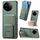 Custodia pieghevole per telefono con supporto pieghevole per borsa in fibra di carbonio per vivo X90 (verde) Custodia pieghevole per telefono con supporto pieghevole per borsa in fibra di carbonio per vivo X90 (verde)
